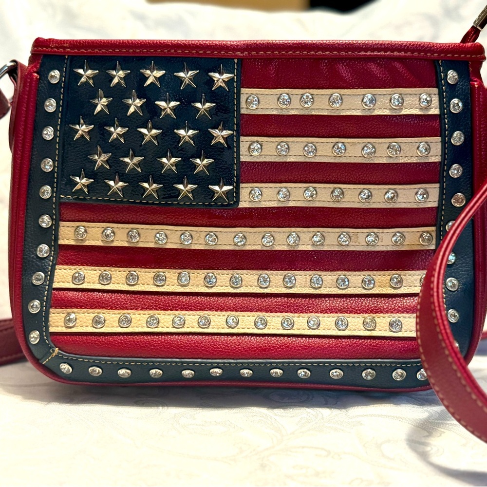 Montana West American Flag purse